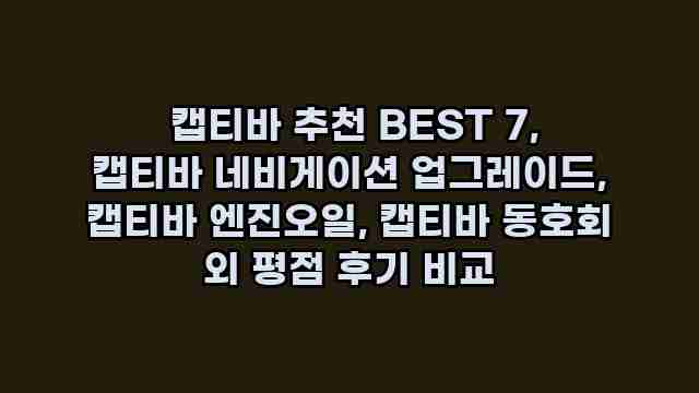  캡티바 추천 BEST 7, 캡티바 네비게이션 업그레이드, 캡티바 엔진오일, 캡티바 동호회 외 평점 후기 비교