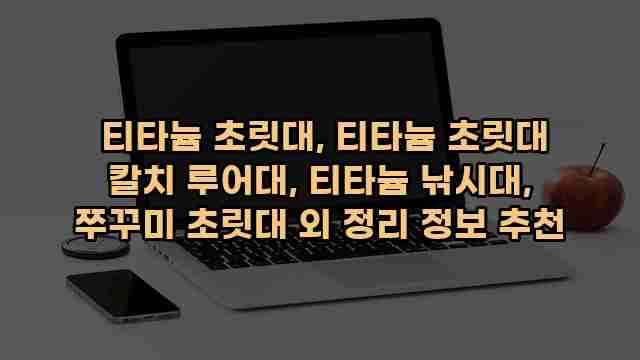  티타늄 초릿대, 티타늄 초릿대 칼치 루어대, 티타늄 낚시대, 쭈꾸미 초릿대 외 정리 정보 추천