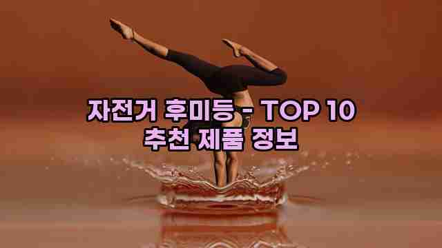 자전거 후미등 - TOP 10 추천 제품 정보