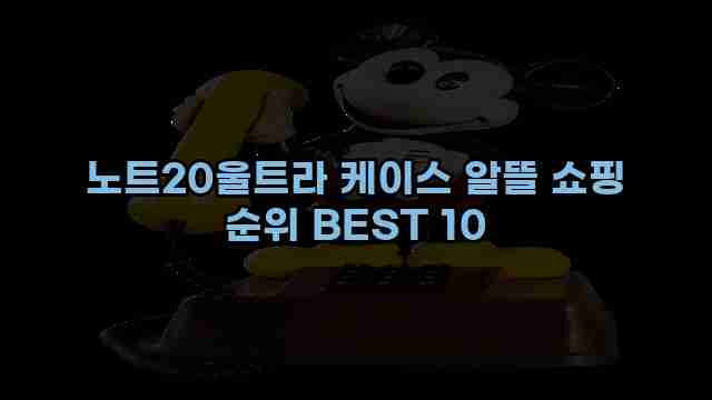 노트20울트라 케이스 알뜰 쇼핑 순위 BEST 10