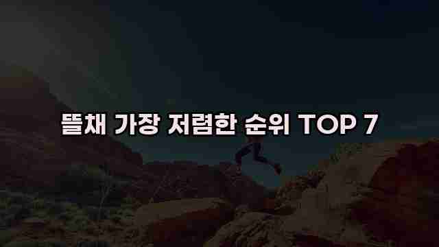 뜰채 가장 저렴한 순위 TOP 7