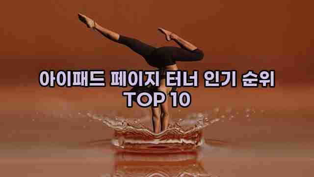 아이패드 페이지 터너 인기 순위 TOP 10