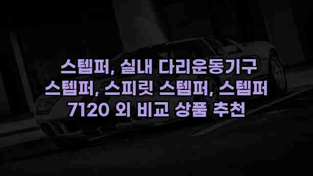  스텝퍼, 실내 다리운동기구 스텝퍼, 스피릿 스텝퍼, 스텝퍼 7120 외 비교 상품 추천