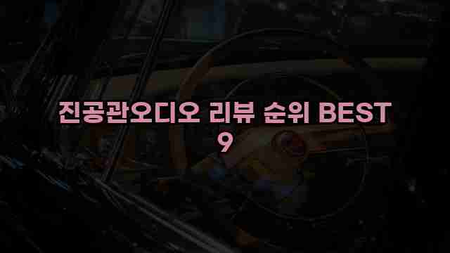진공관오디오 리뷰 순위 BEST 9 1 1 진공관오디오 리뷰 순위 BEST 9