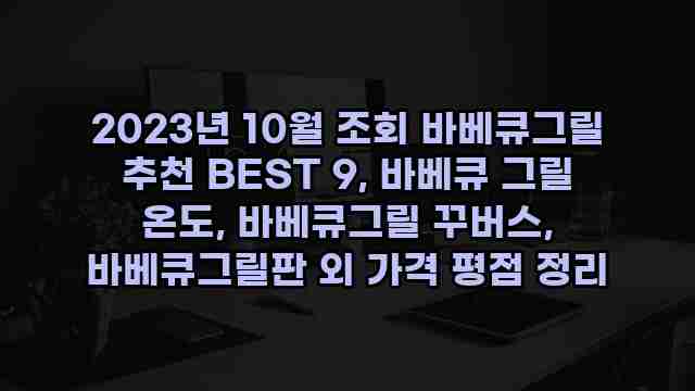 2023년 10월 조회 바베큐그릴 추천 BEST 9, 바베큐 그릴 온도, 바베큐그릴 꾸버스, 바베큐그릴판 외 가격 평점 정리