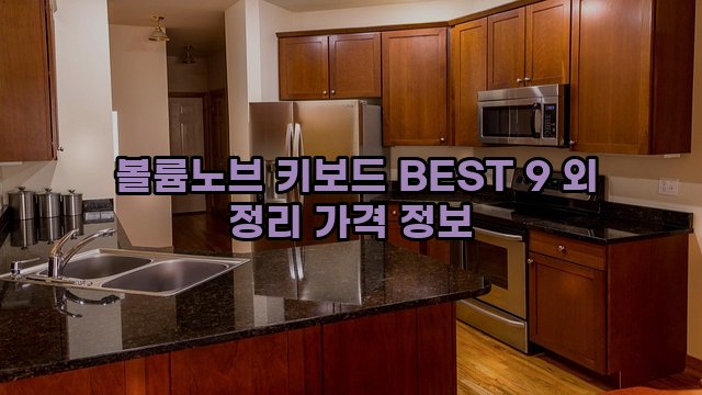  볼륨노브 키보드 BEST 9 외 정리 가격 정보