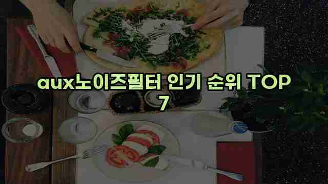 aux노이즈필터 인기 순위 TOP 7