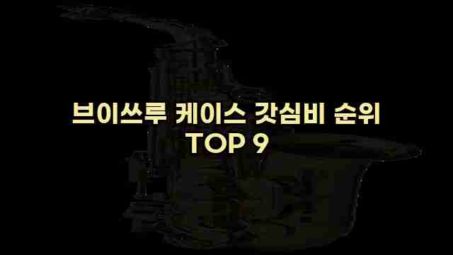 브이쓰루 케이스 갓심비 순위 TOP 9