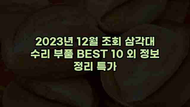 2023년 12월 조회 삼각대 수리 부품 BEST 10 외 정보 정리 특가