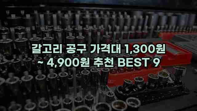 갈고리 공구 가격대 1,300원 ~ 4,900원 추천 BEST 9