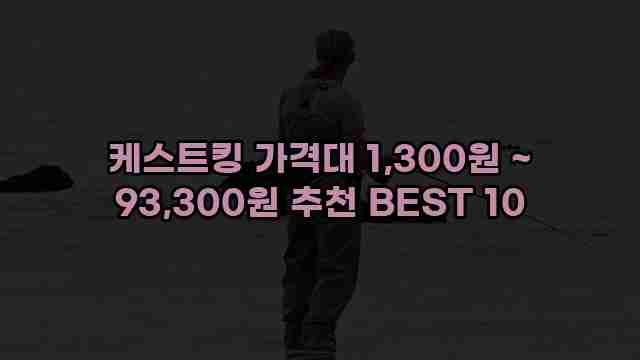 케스트킹 가격대 1,300원 ~ 93,300원 추천 BEST 10