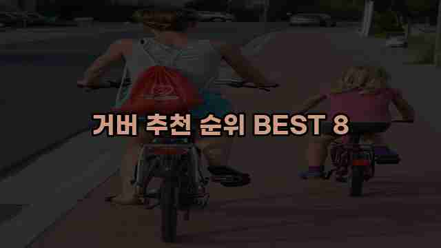 거버 추천 순위 BEST 8