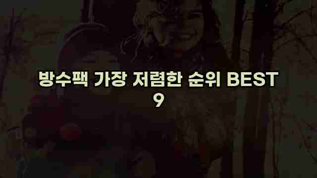 방수팩 가장 저렴한 순위 BEST 9