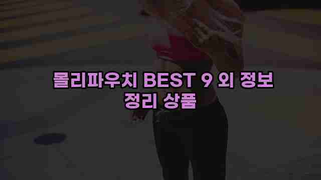  몰리파우치 BEST 9 외 정보 정리 상품