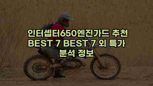  인터셉터650엔진가드 추천 BEST 7 BEST 7 외 특가 분석 정보