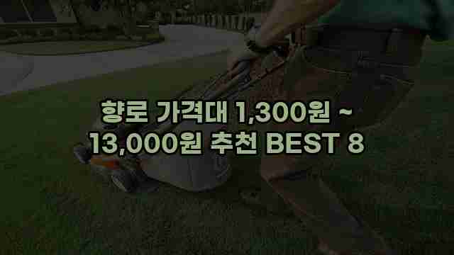 향로 가격대 1,300원 ~ 13,000원 추천 BEST 8