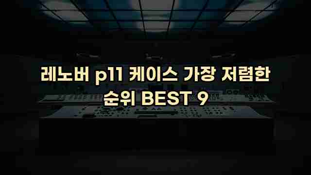 레노버 p11 케이스 가장 저렴한 순위 BEST 9