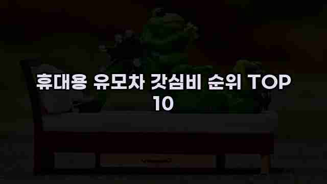 휴대용 유모차 갓심비 순위 TOP 10