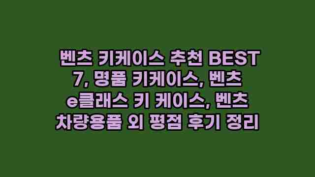  벤츠 키케이스 추천 BEST 7, 명품 키케이스, 벤츠 e클래스 키 케이스, 벤츠 차량용품 외 평점 후기 정리