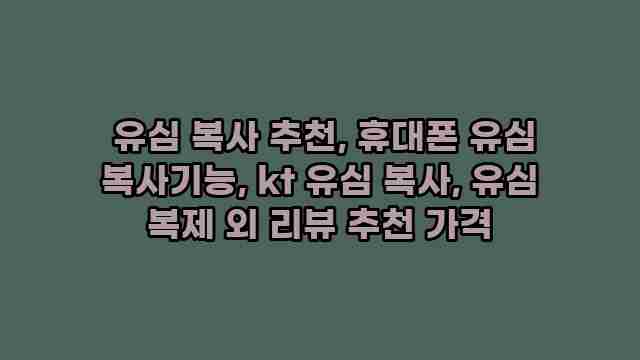  유심 복사 추천, 휴대폰 유심 복사기능, kt 유심 복사, 유심 복제 외 리뷰 추천 가격