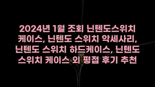 2024년 1월 조회 닌텐도스위치 케이스, 닌텐도 스위치 악세사리, 닌텐도 스위치 하드케이스, 닌텐도 스위치 케이스 외 평점 후기 추천