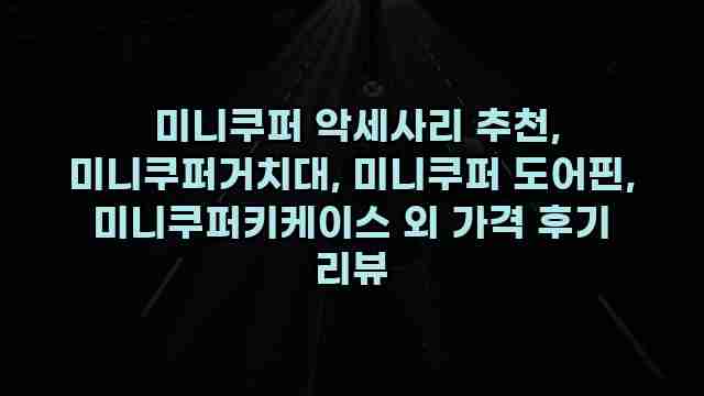  미니쿠퍼 악세사리 추천, 미니쿠퍼거치대, 미니쿠퍼 도어핀, 미니쿠퍼키케이스 외 가격 후기 리뷰