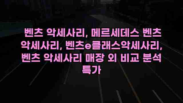  벤츠 악세사리, 메르세데스 벤츠 악세사리, 벤츠e클래스악세사리, 벤츠 악세사리 매장 외 비교 분석 특가