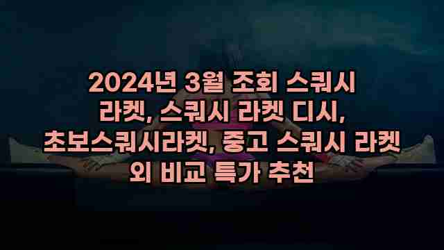 2024년 3월 조회 스쿼시 라켓, 스쿼시 라켓 디시, 초보스쿼시라켓, 중고 스쿼시 라켓 외 비교 특가 추천