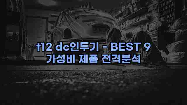 t12 dc인두기 - BEST 9 가성비 제품 전격분석