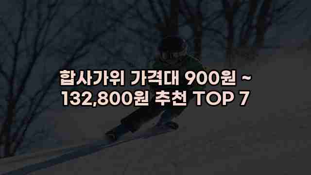 합사가위 가격대 900원 ~ 132,800원 추천 TOP 7