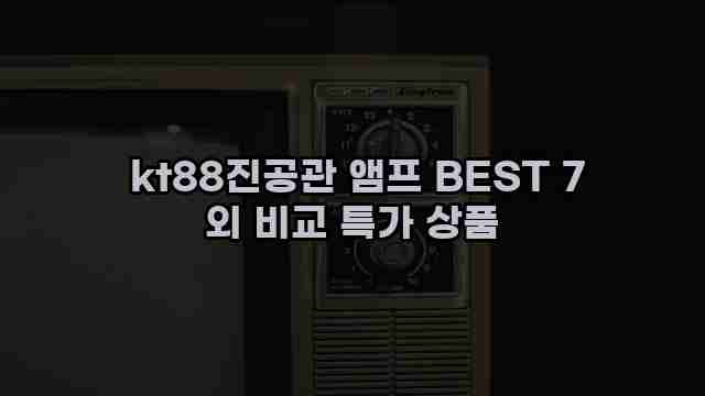  kt88진공관 앰프 BEST 7 외 비교 특가 상품