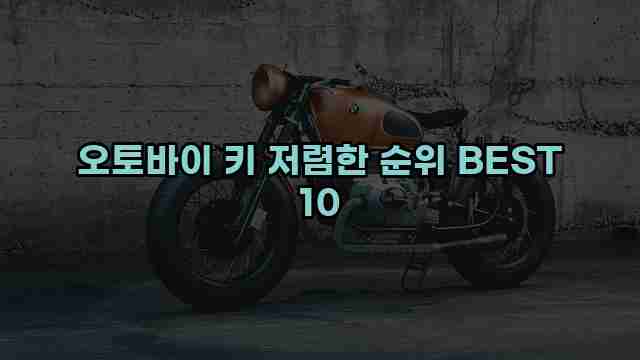 오토바이 키 저렴한 순위 BEST 10 1 1 오토바이 키 저렴한 순위 BEST 10