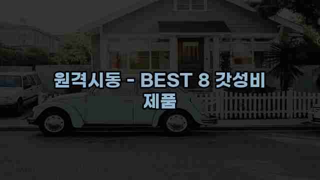 원격시동 - BEST 8 갓성비 제품 1 1 원격시동 - BEST 8 갓성비 제품