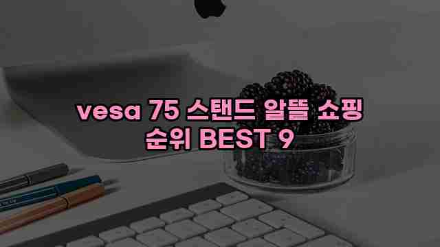 vesa 75 스탠드 알뜰 쇼핑 순위 BEST 9