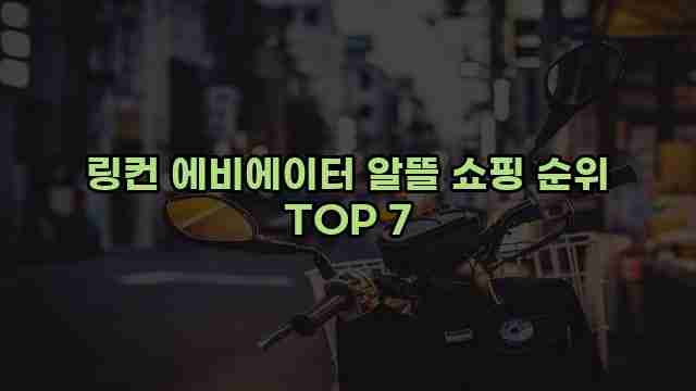 링컨 에비에이터 알뜰 쇼핑 순위 TOP 7