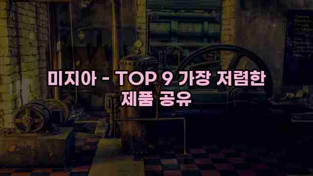 미지아 - TOP 9 가장 저렴한 제품 공유