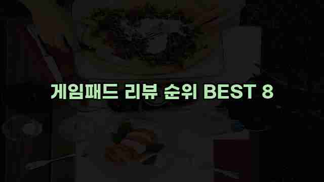 게임패드 리뷰 순위 BEST 8