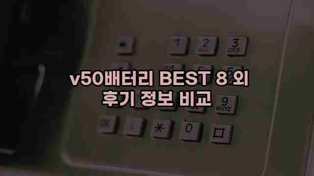  v50배터리 BEST 8 외 후기 정보 비교