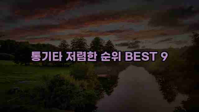 통기타 저렴한 순위 BEST 9