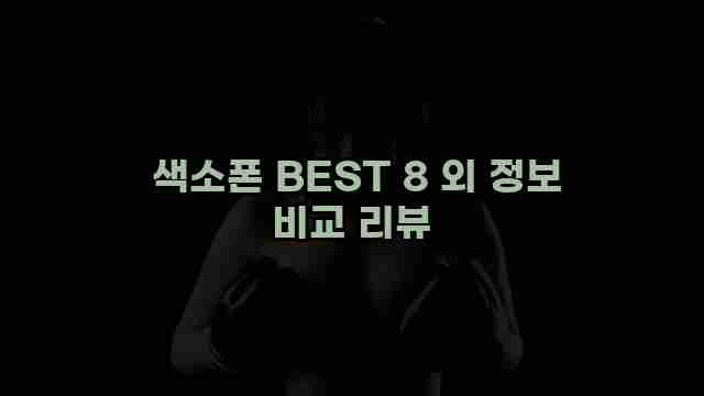  색소폰 BEST 8 외 정보 비교 리뷰