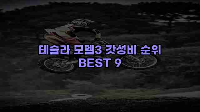 테슬라 모델3 갓성비 순위 BEST 9 1 1 테슬라 모델3 갓성비 순위 BEST 9
