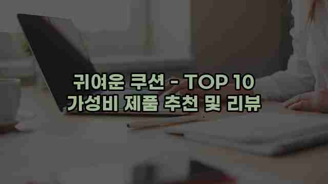 귀여운 쿠션 - TOP 10 가성비 제품 추천 및 리뷰