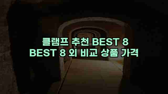  클램프 추천 BEST 8 BEST 8 외 비교 상품 가격