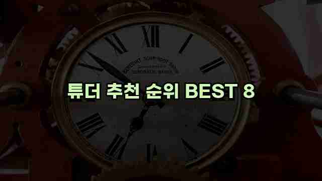 튜더 추천 순위 BEST 8