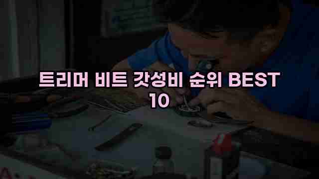 트리머 비트 갓성비 순위 BEST 10