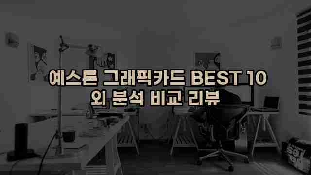  예스톤 그래픽카드 BEST 10 외 분석 비교 리뷰