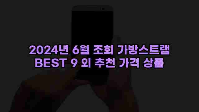 2024년 6월 조회 가방스트랩 BEST 9 외 추천 가격 상품