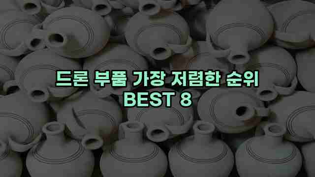 드론 부품 가장 저렴한 순위 BEST 8