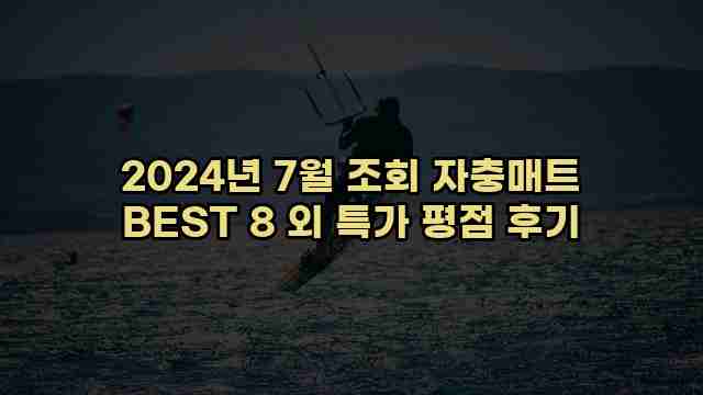 2024년 7월 조회 자충매트 BEST 8 외 특가 평점 후기