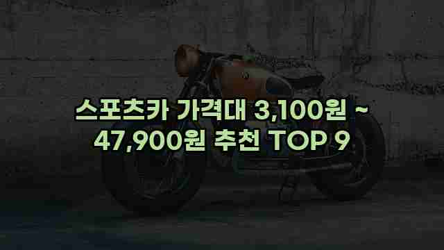 스포츠카 가격대 3,100원 ~ 47,900원 추천 TOP 9